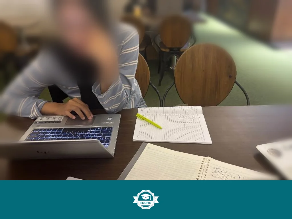 Siswa mengikuti les bahasa inggris Jogja bersama tutor Edufio
