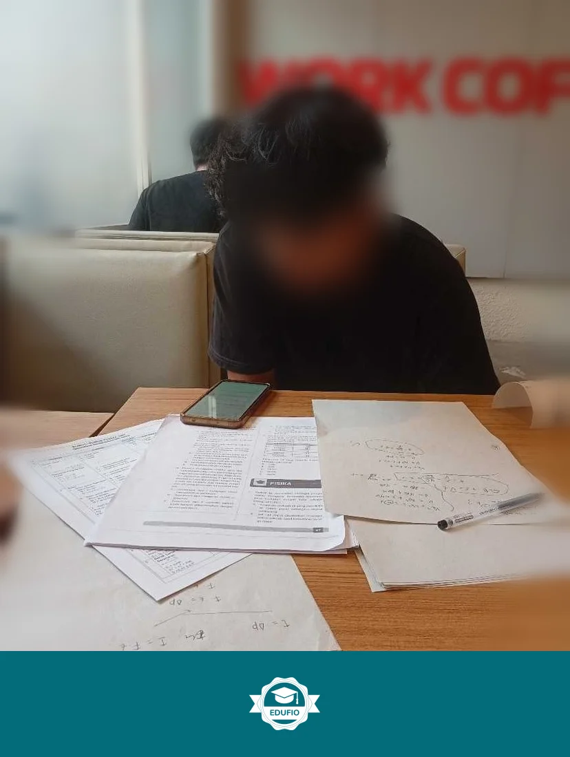 Dari ruang kelas les fisika Jogja Edufio
