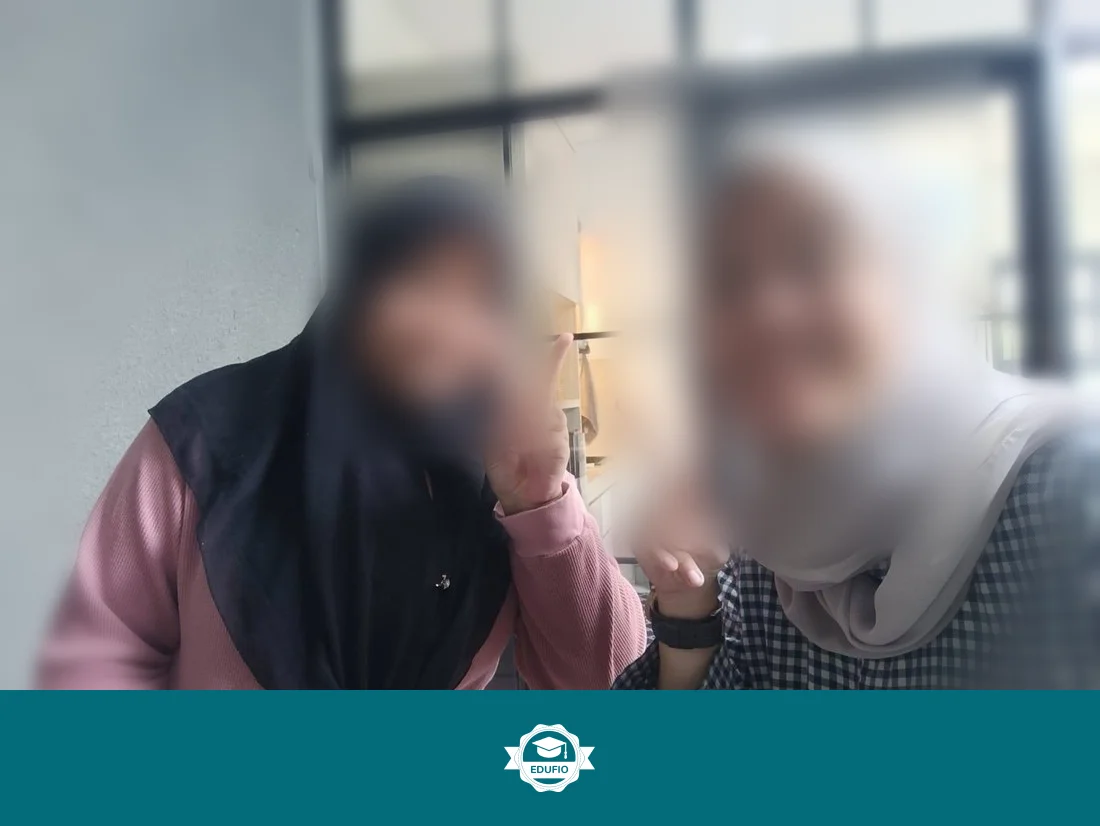 Siswa mengikuti les IELTS Jogja bersama tutor Edufio