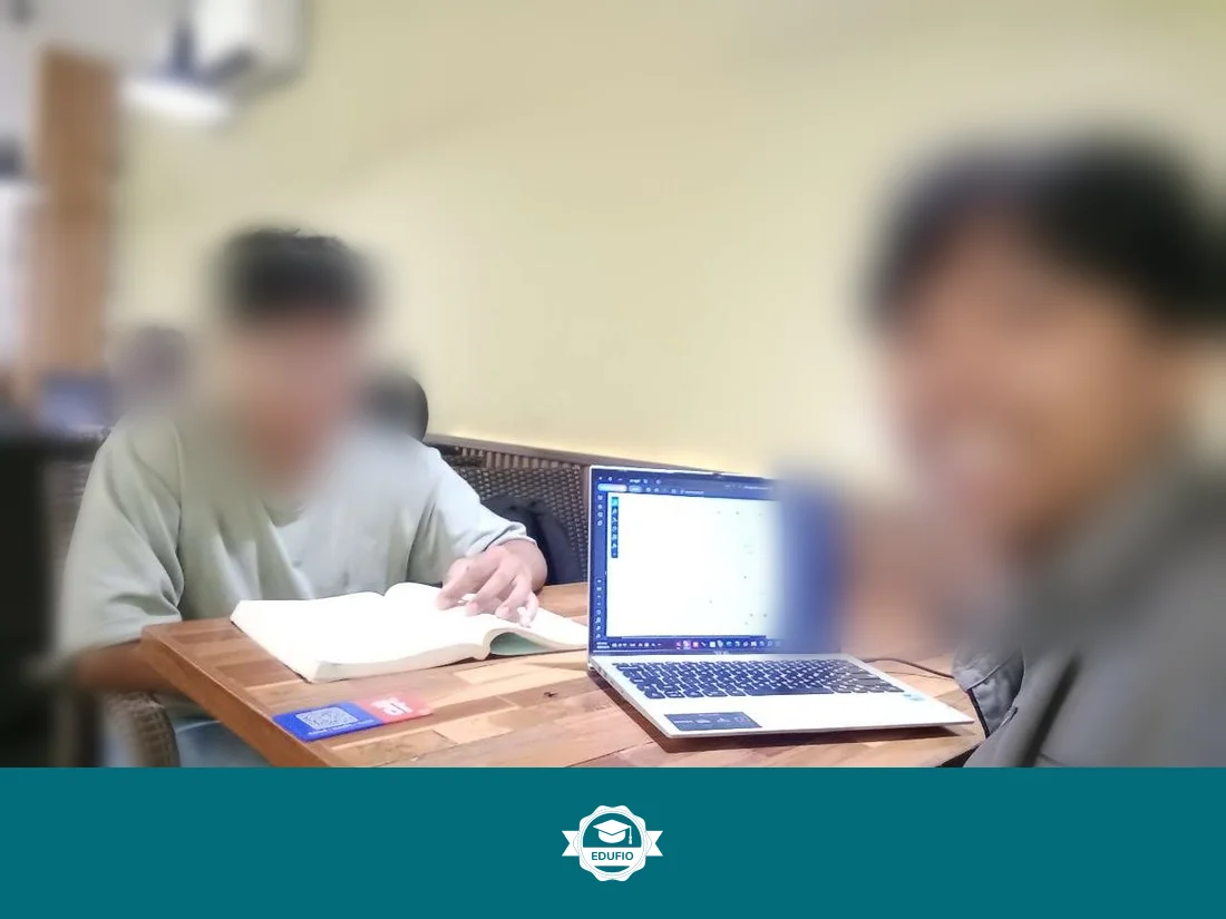 Siswa mengikuti les bahasa jepang Jogja bersama tutor Edufio