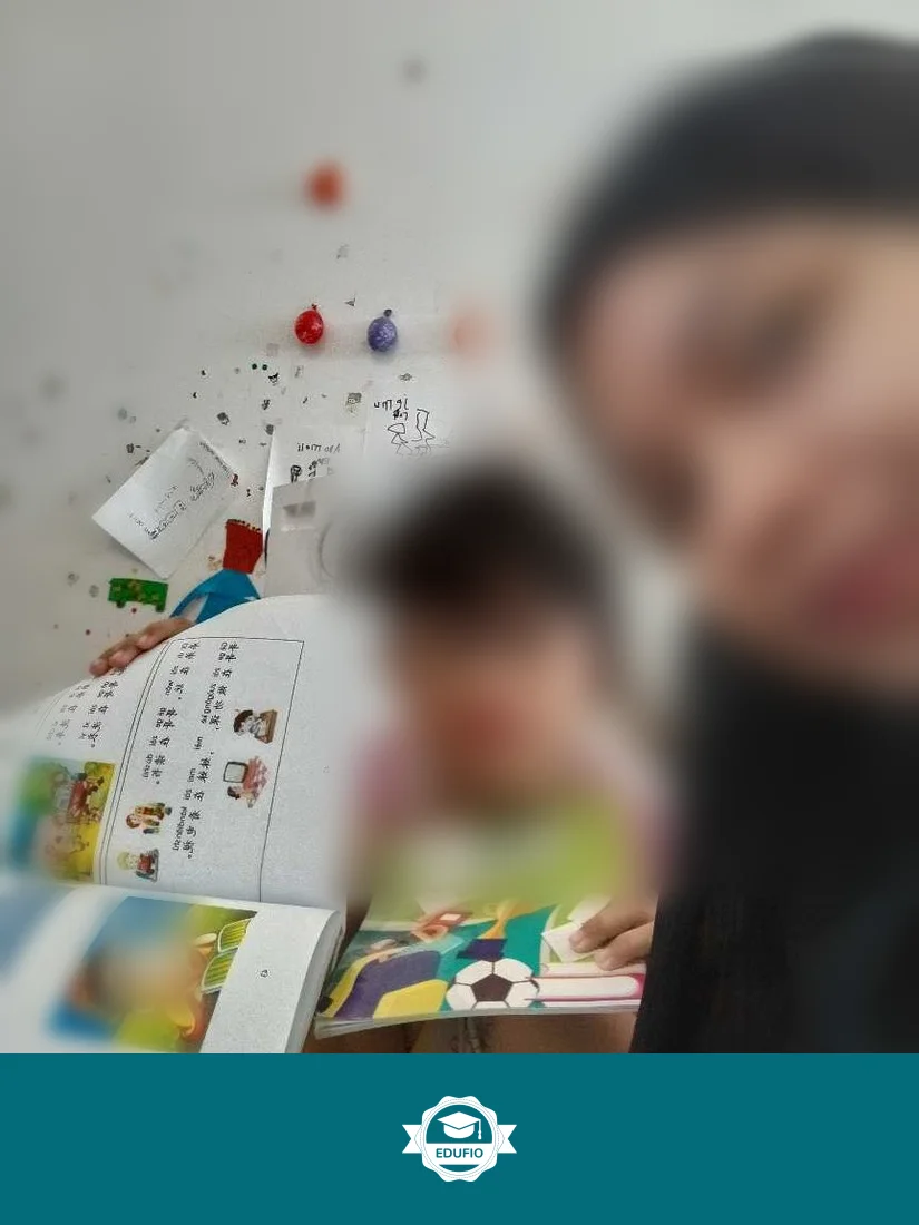 Momen sesi les bahasa mandarin Jogja sedang berlangsung