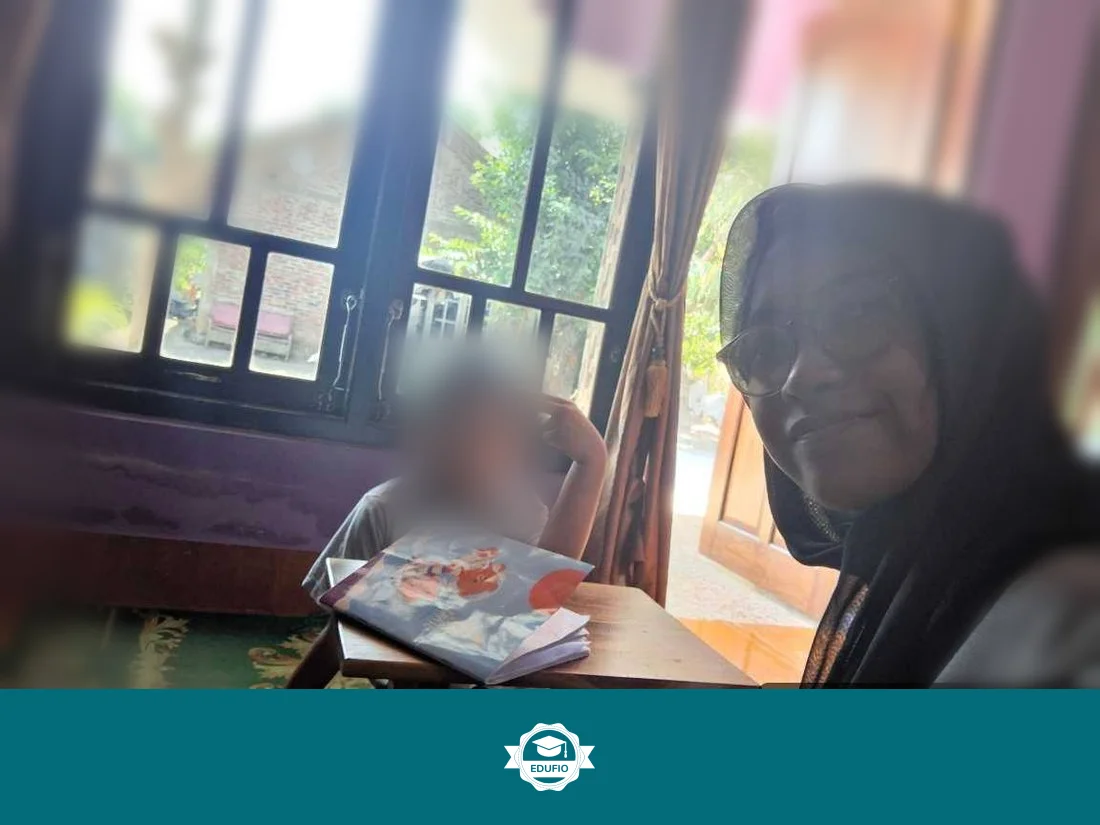 Siswa mengikuti les mengaji Bantul bersama tutor Edufio