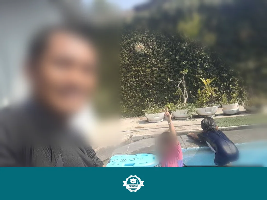 Momen sesi les renang Jogja sedang berlangsung