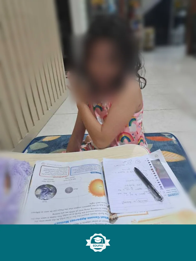 Momen sesi les tes TKA jenjang SMP Jogja sedang berlangsung