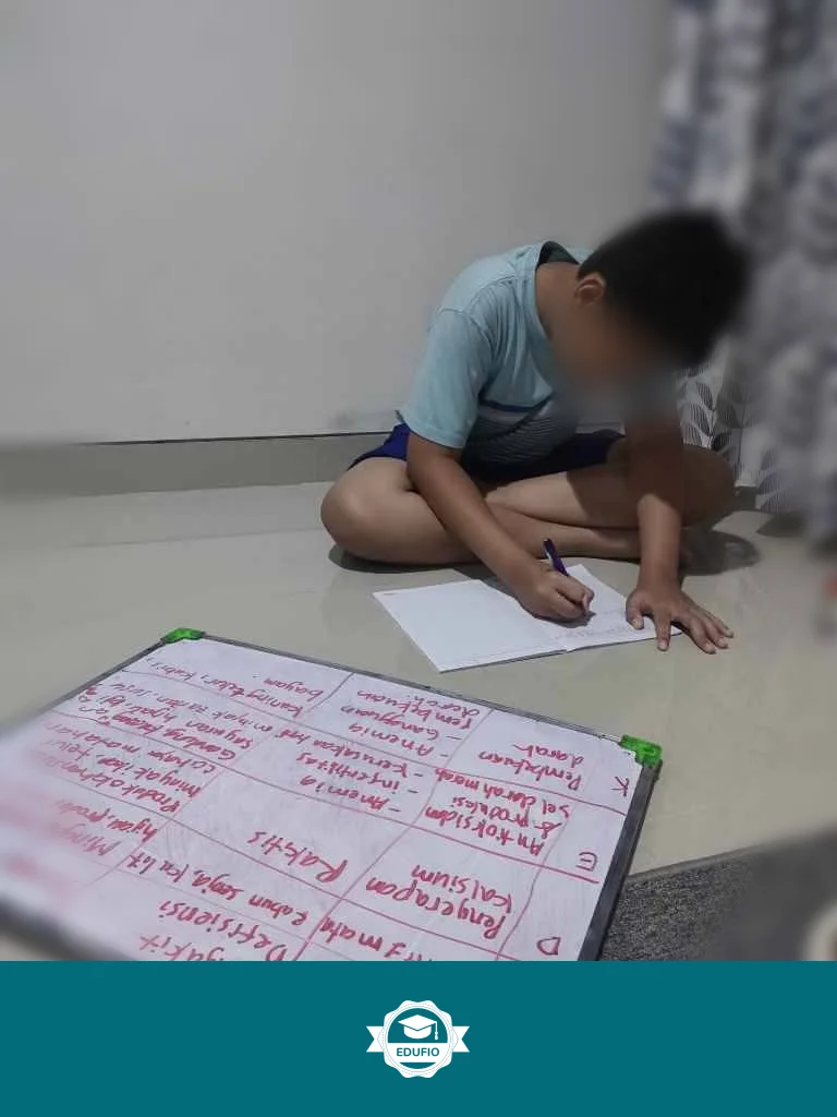 Dari ruang kelas les tes TKA jenjang SMP Jogja Edufio